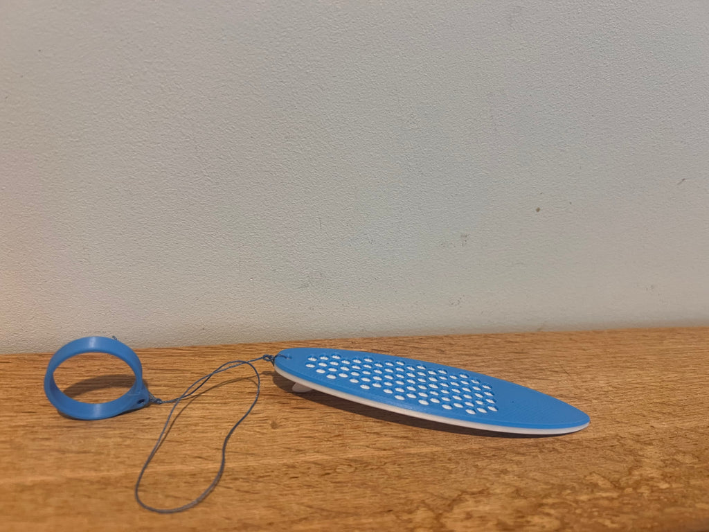 Cool Mini Wind Surf Board - Complete with a built-in finger loop for easy grip and control.