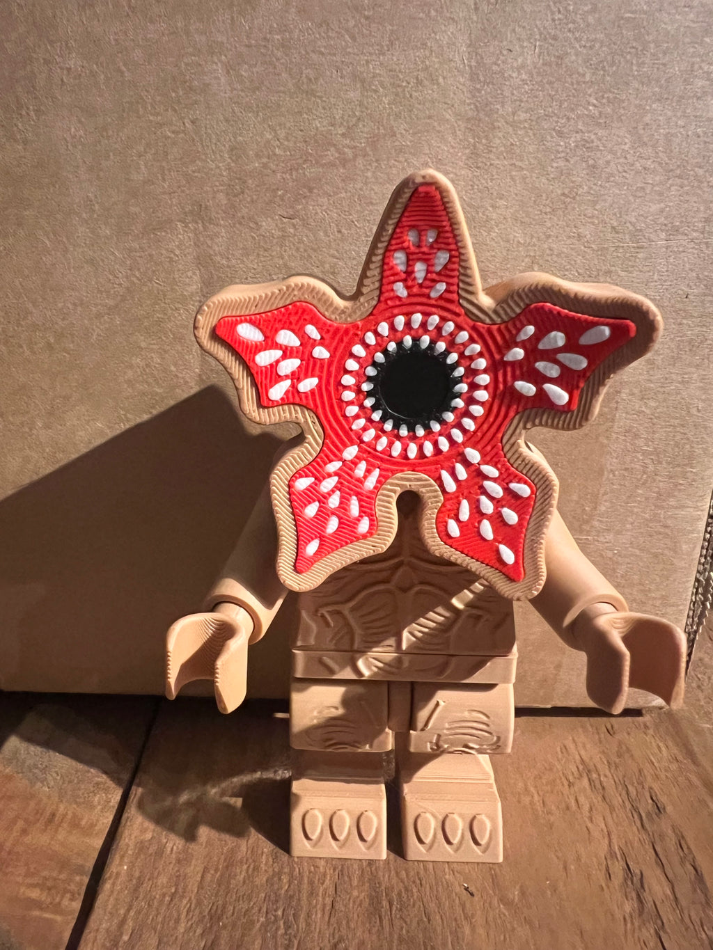 Demogorgon-inspired Lego minifig