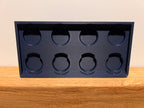 Lego-inspired 3D-printed 4×2 brick featuring a smooth sliding drawer.