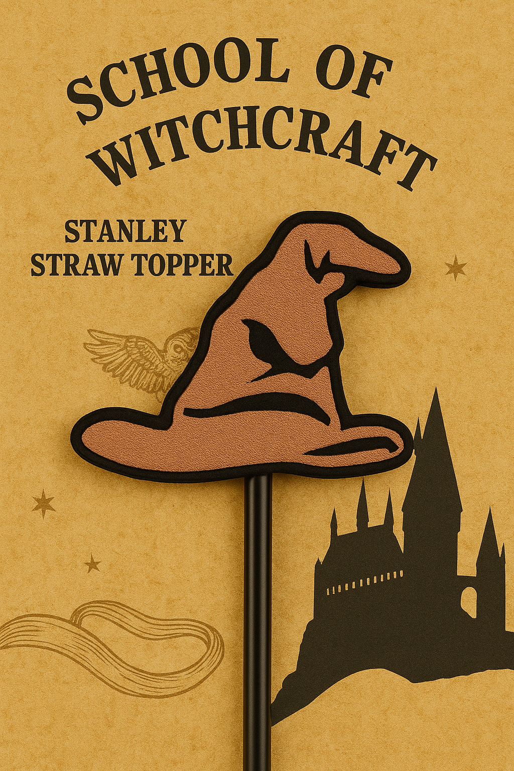 Harry Potter Inspired Stanley Straw Toppers