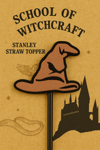 Harry Potter Inspired Stanley Straw Toppers